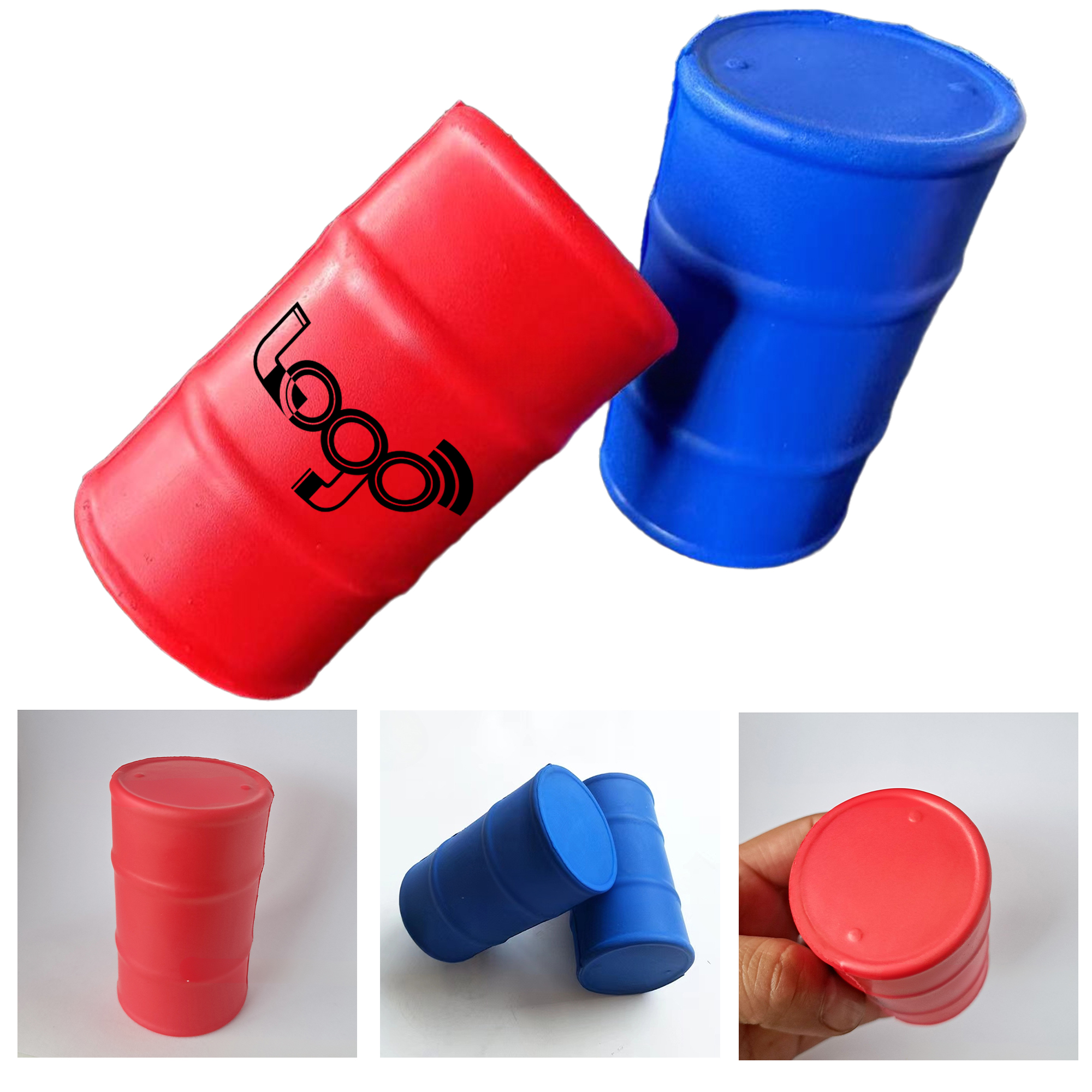 Customizable Oil Drum Stress Toy for Promotions and Events 2