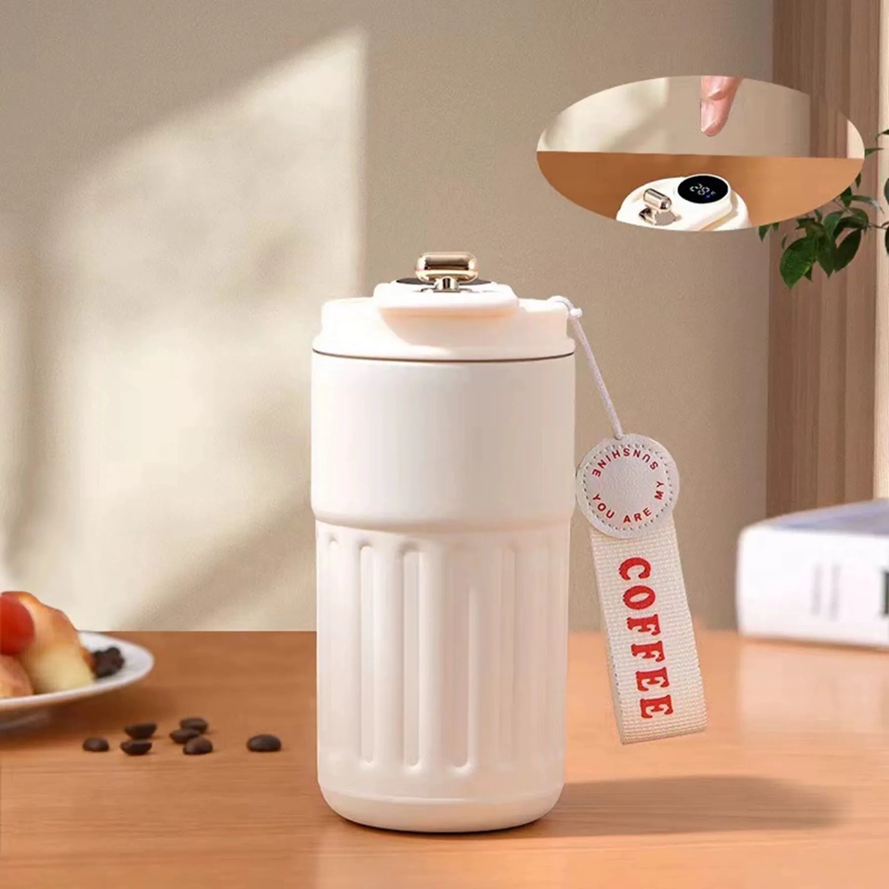 15 Oz. Smart Temperature Display Coffee Mug with Rope 11