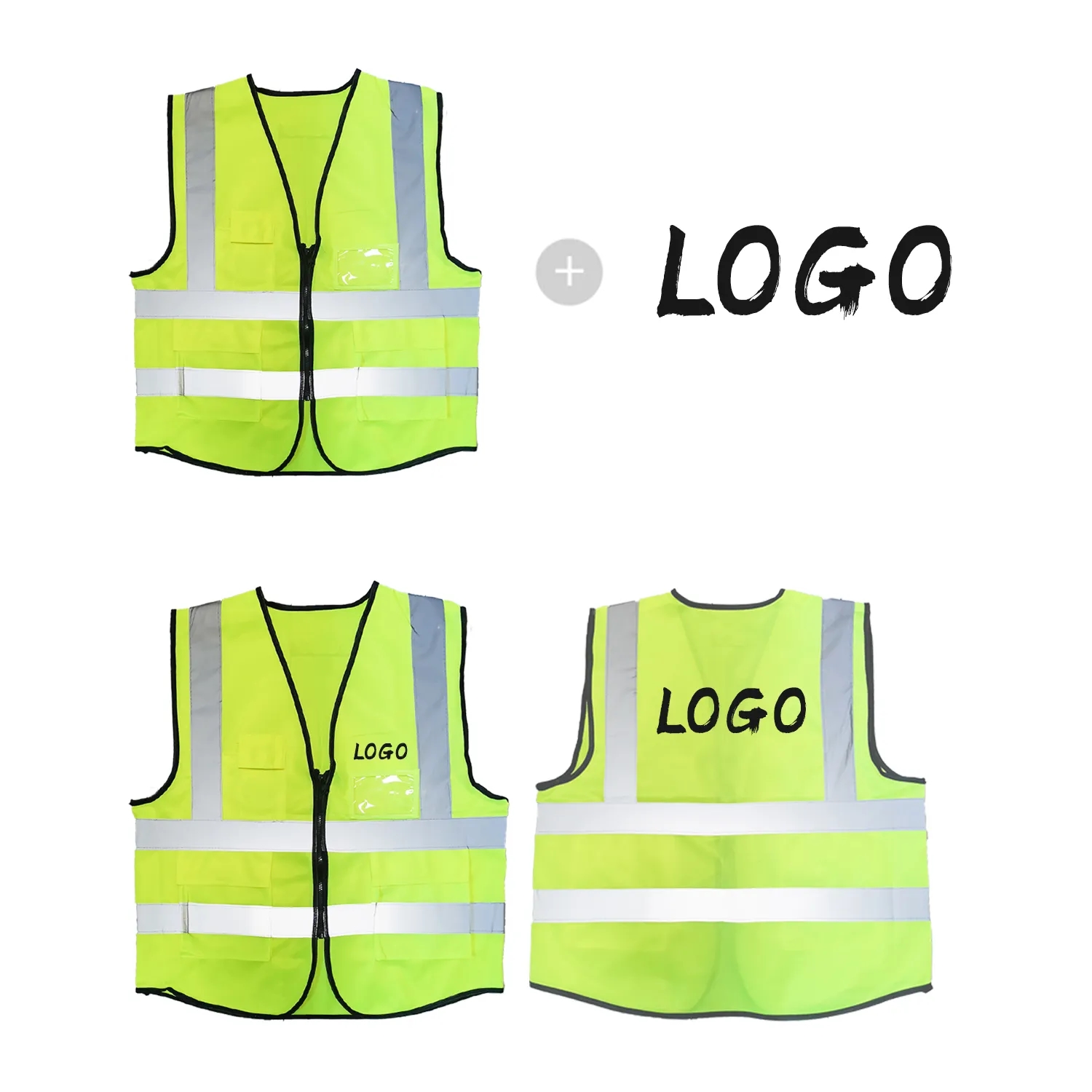 Multi Color Reflective Safety Vest MOQ50pcs 2