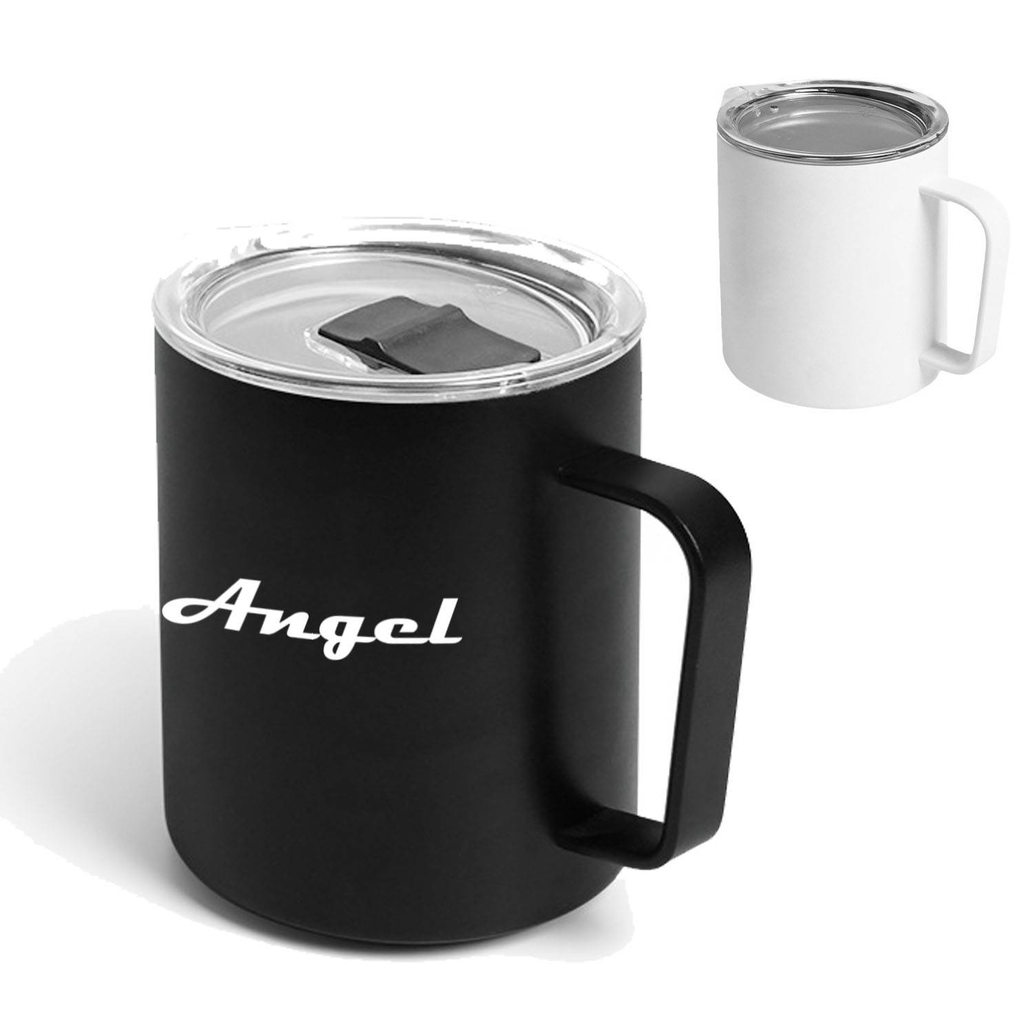 12oz Insulated Stainless Steel Mug w/ Handle 2