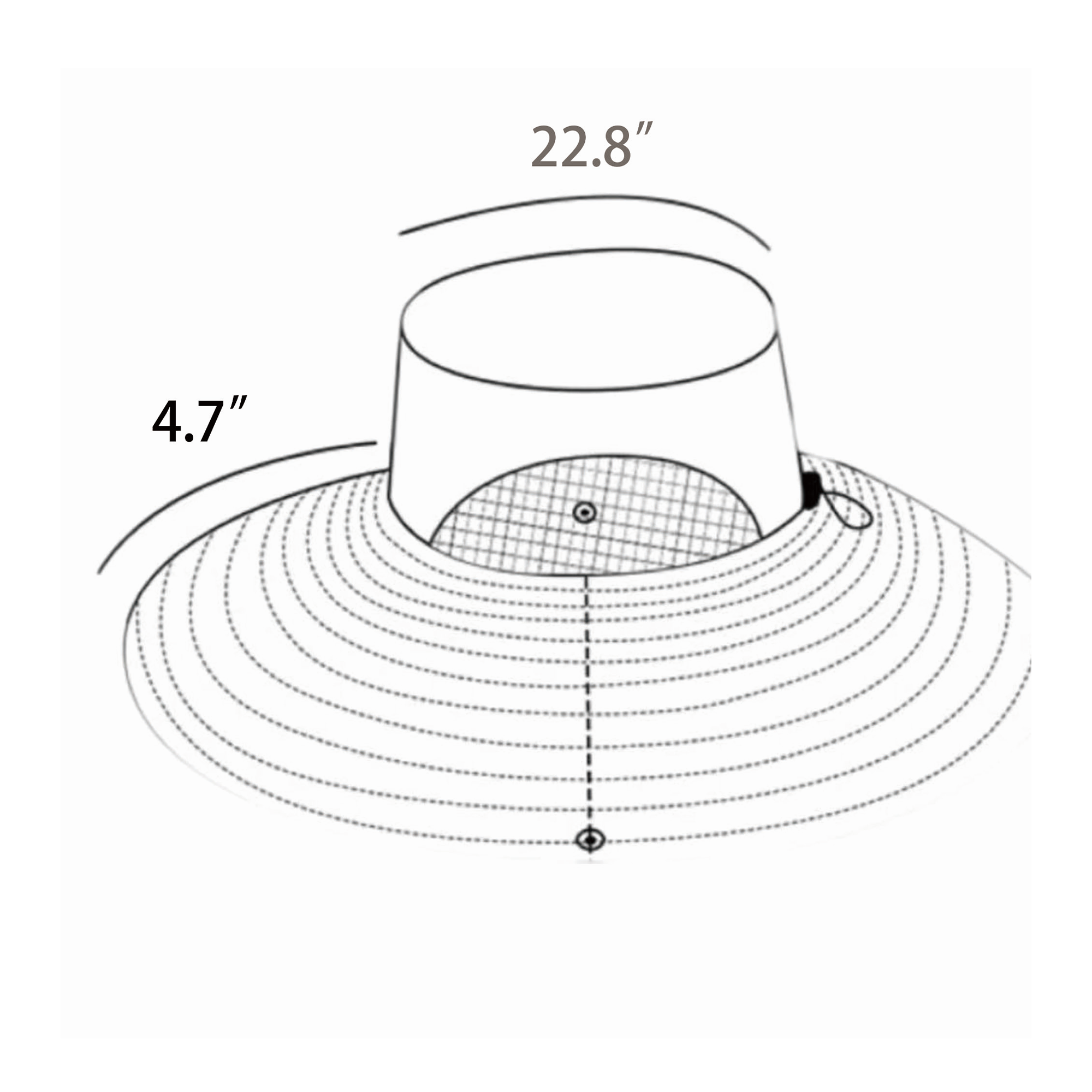 Fisherman Hat with Drawstring 3