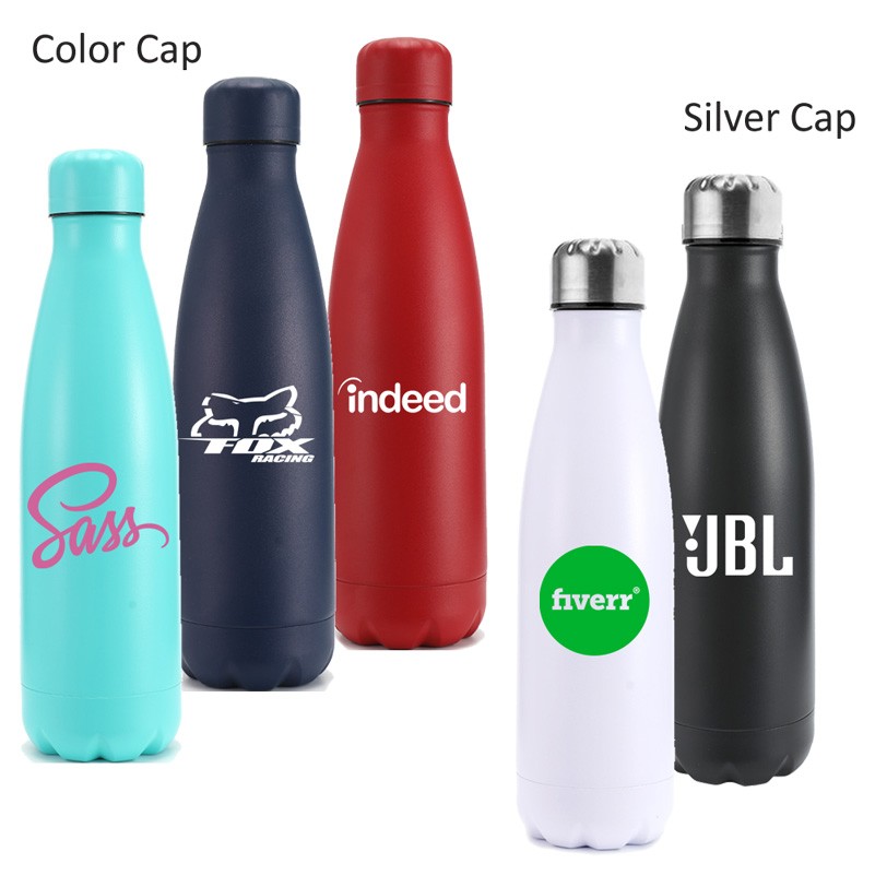 17 Oz. Soft Drink Shape Water Bottle Double Insulated Stainless Steel 2