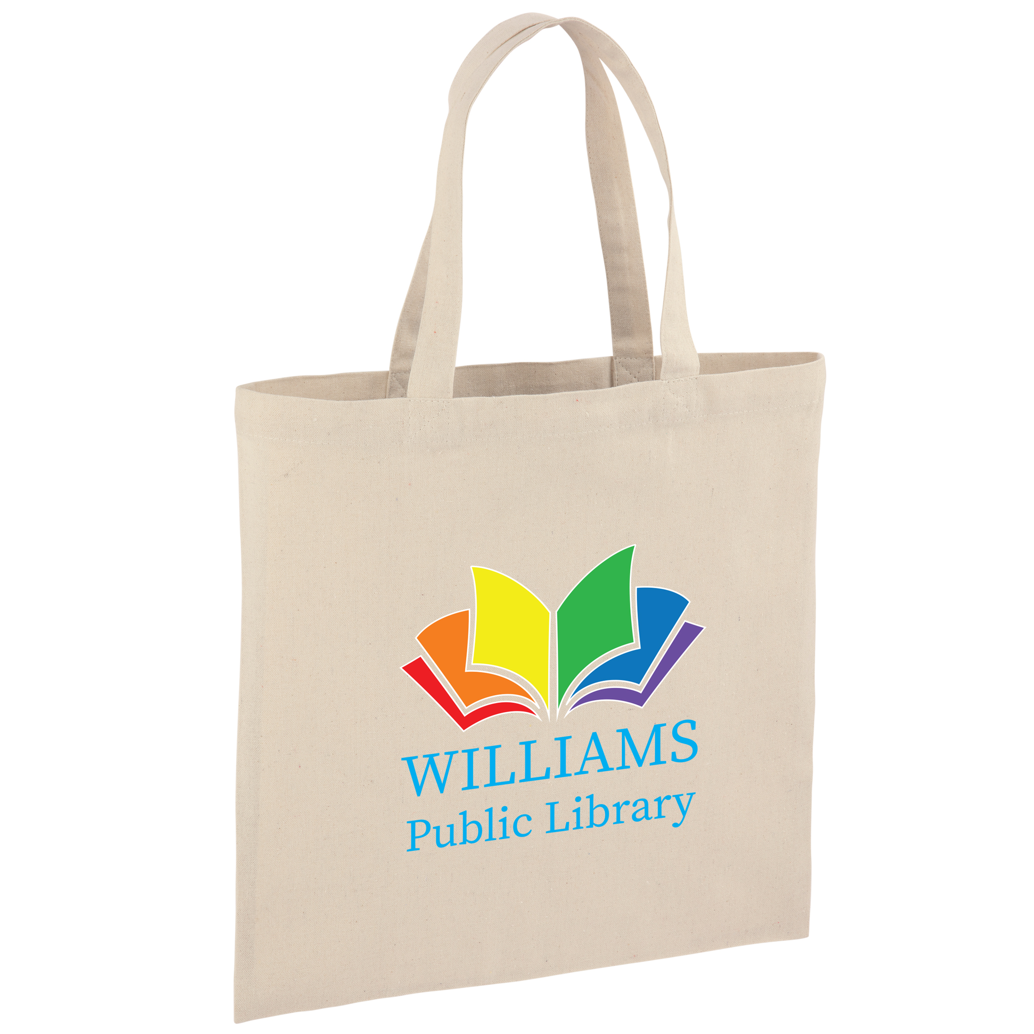 Recycled Cotton Canvas Tote Bag, custom tote bag with logo imprint 2