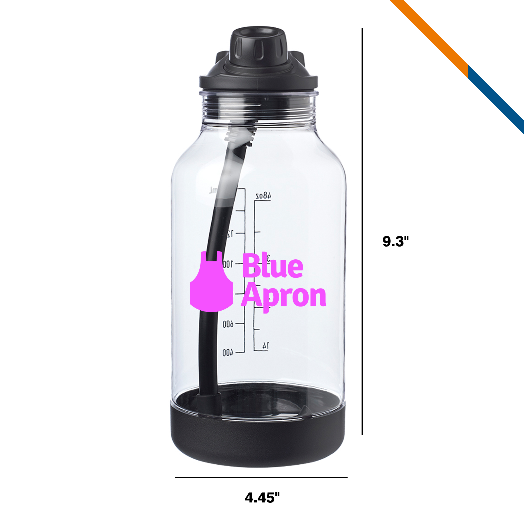 Pollin Plastic Sports Bottle - 64 OZ. 7