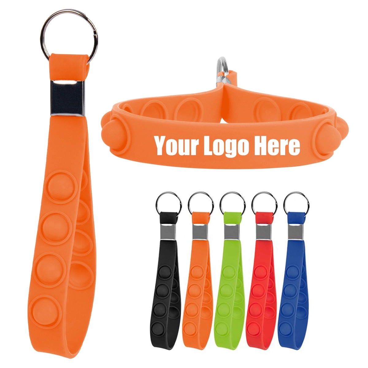 Push Pop Stress Reliever Keychain 1
