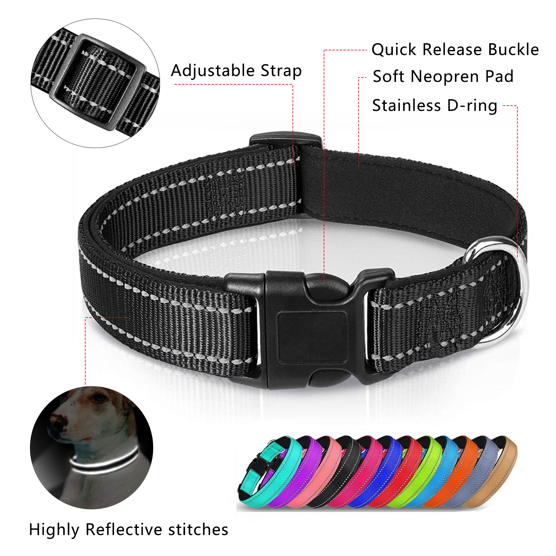 Reflective Dog Collar 2