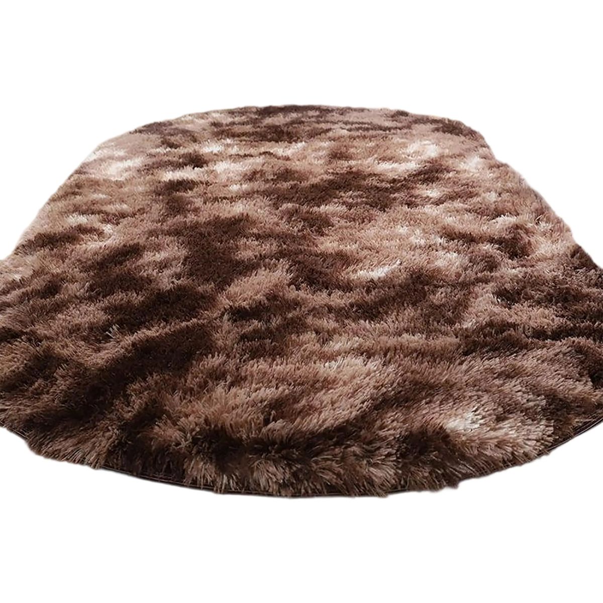 Embroidered Faux Fur Rug for Home Decor 5