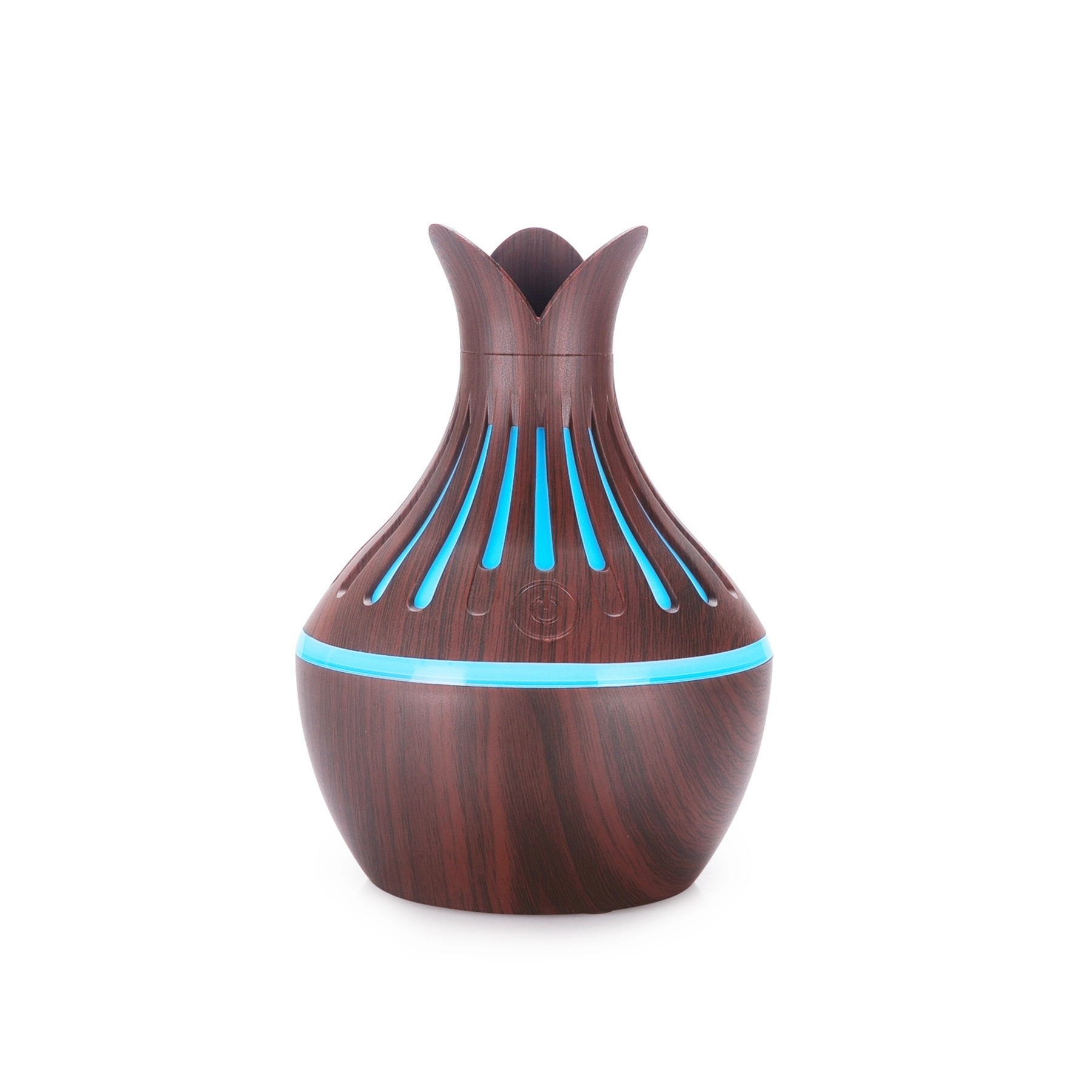 10 Oz. Vase-shaped Wood Grain Aroma Air Humidifier 2
