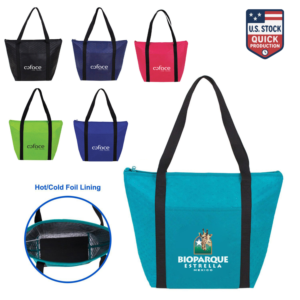 DailyMate SnackShell Zipper Cooler Tote 4