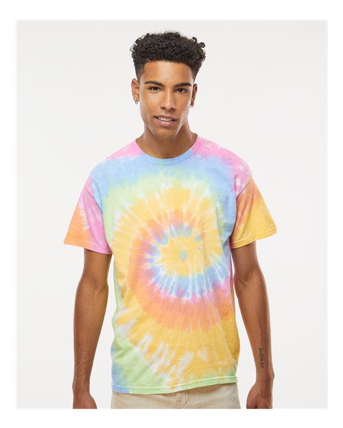 Unisex Multi-Color Tie-Dyed T-Shirt - 1000 109