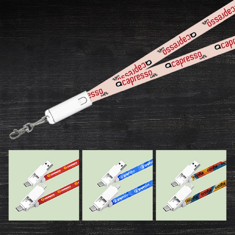 6 in 1 Lanyard Charging Cable 2
