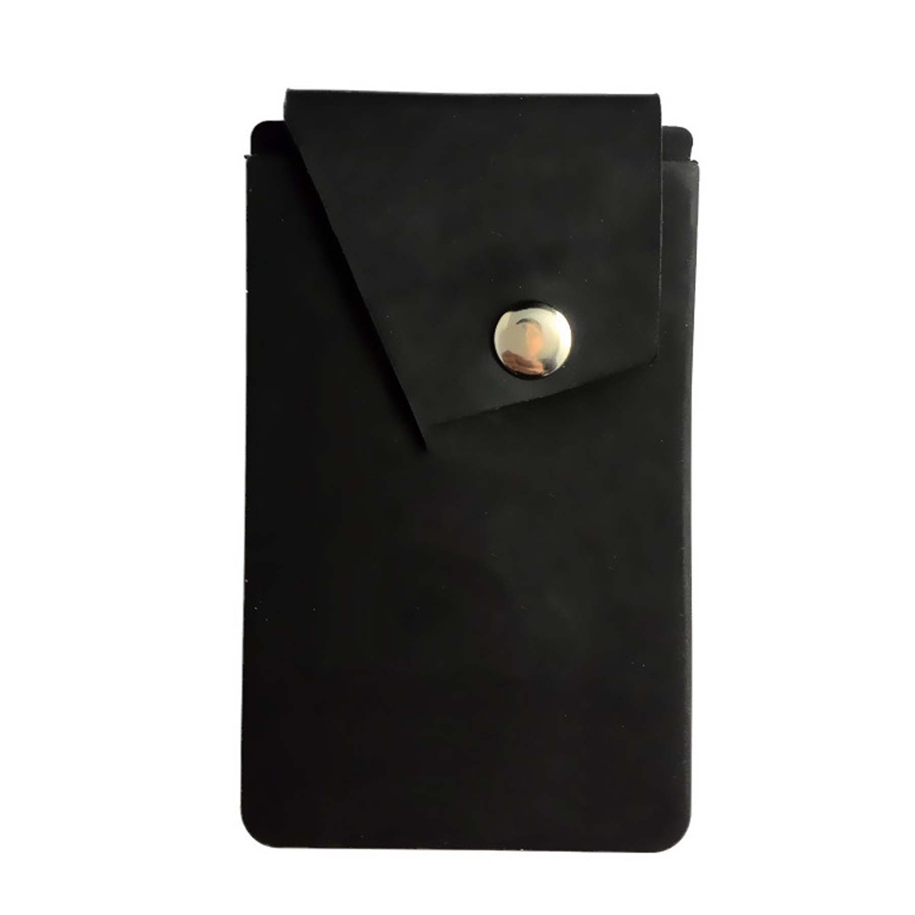 Silicone Phone Wallet with Stand and Secure Button 3