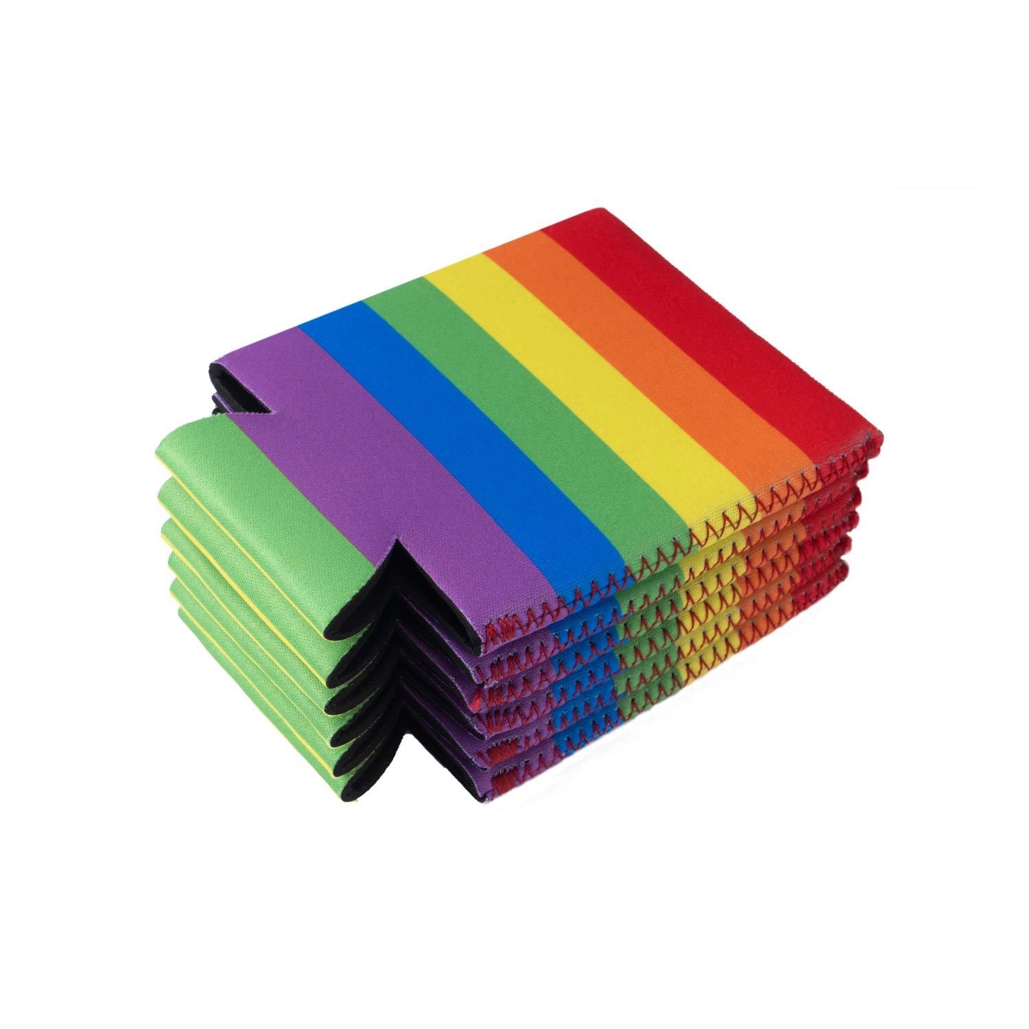 Neoprene Rainbow Can Cooler 3