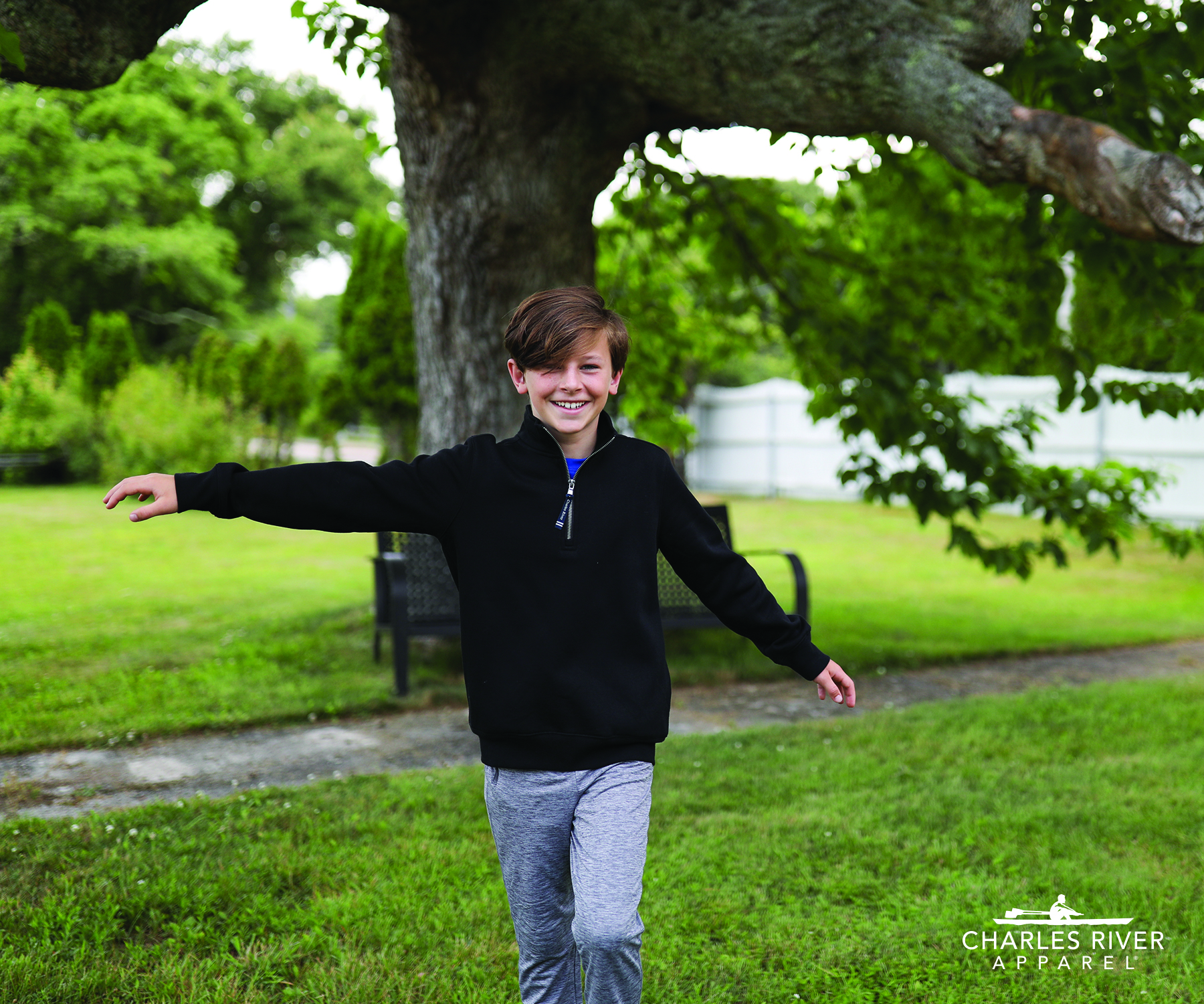 Youth Crosswind Quarter Zip Sweatshirt 16