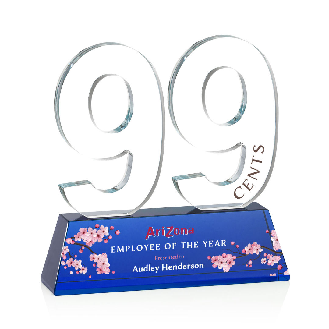 Milestone Optical VividPrint™ Award - Blue 12