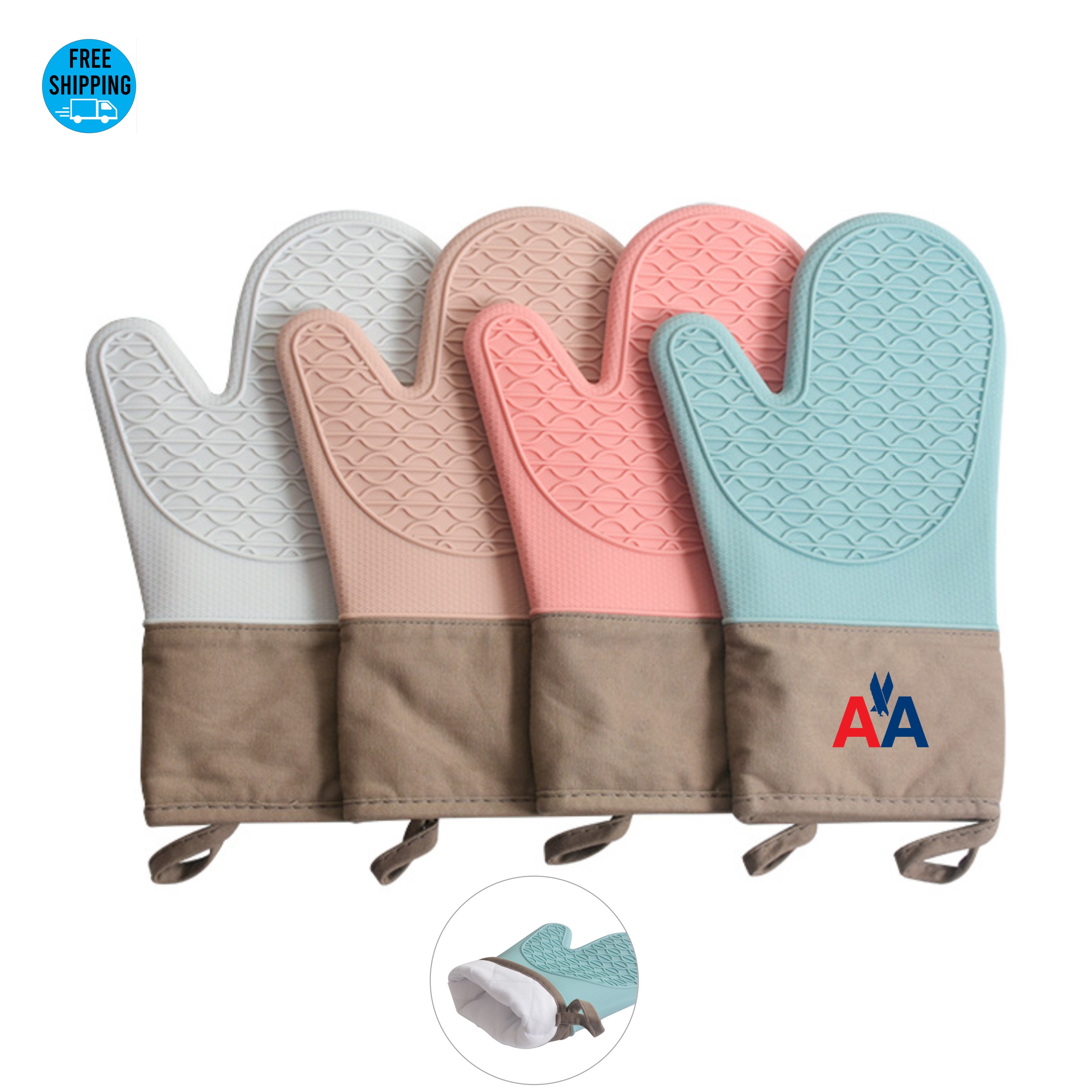Silicone Oven Mitt - OCEAN 4