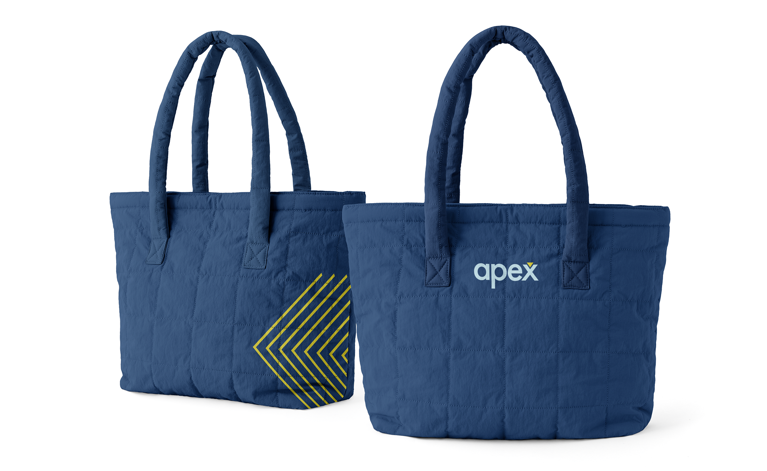 Large Quilted Puffy Tote