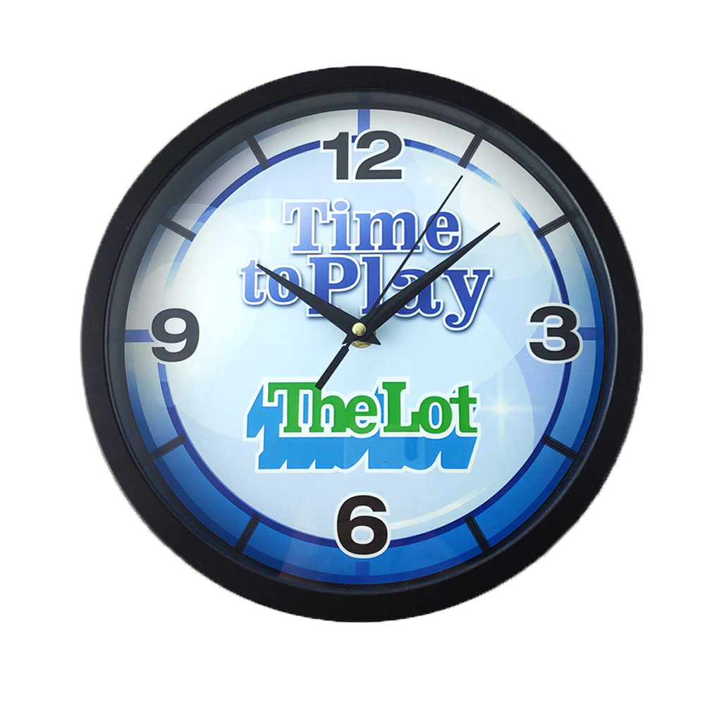 12" Custom Imgae Round Clock Silent Sweep 3