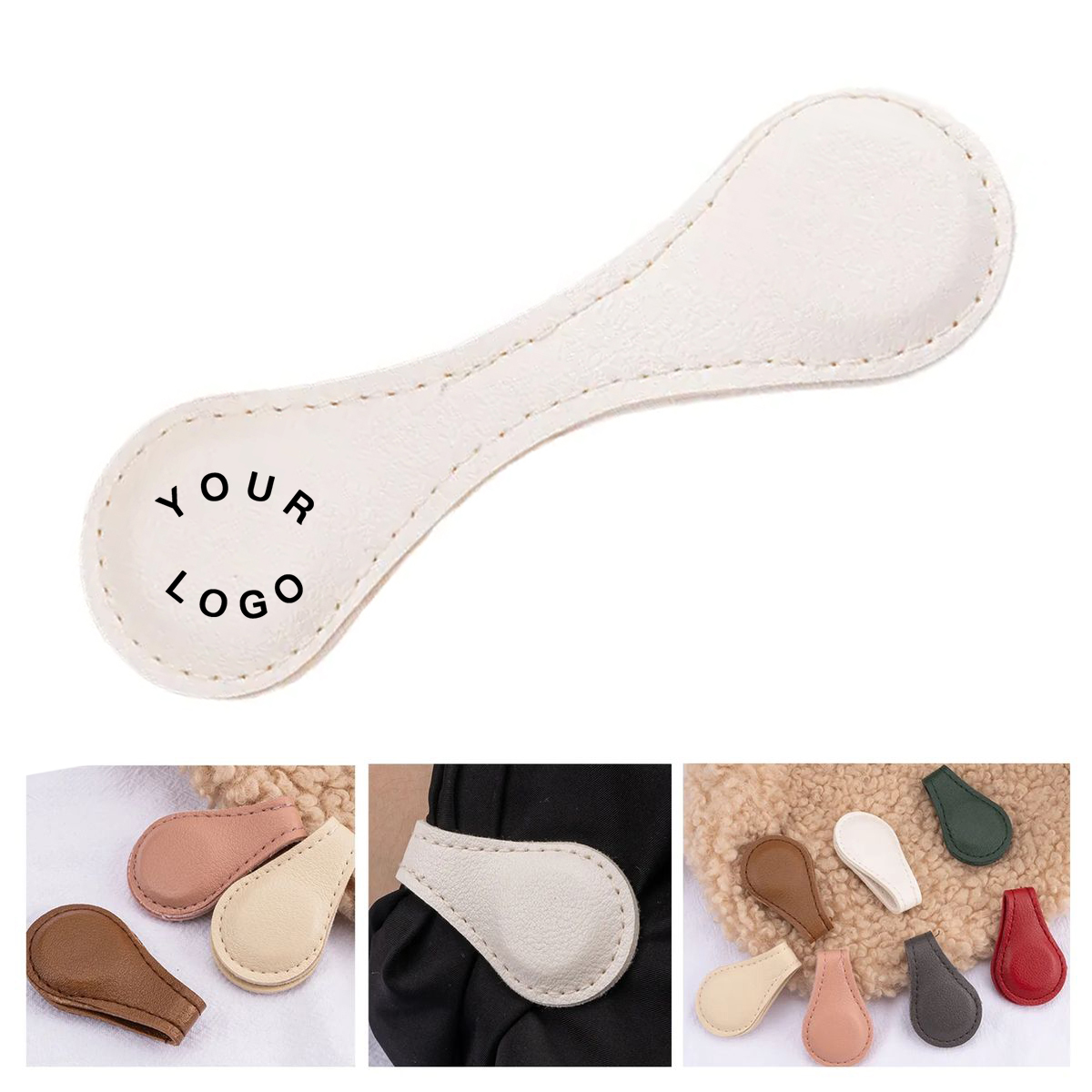 Magnetic PU Leather Bookmark for Planners or Notebooks 2