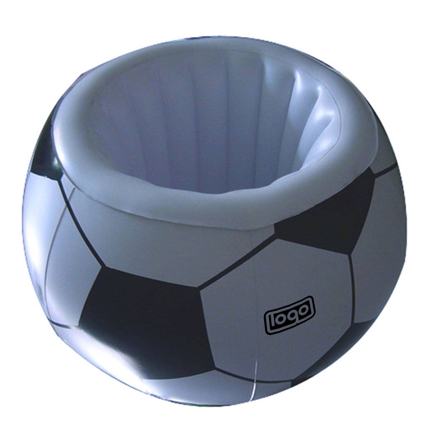 Inflatable PVC Soccer Ball Beverage Cooler Ice Bucket 5