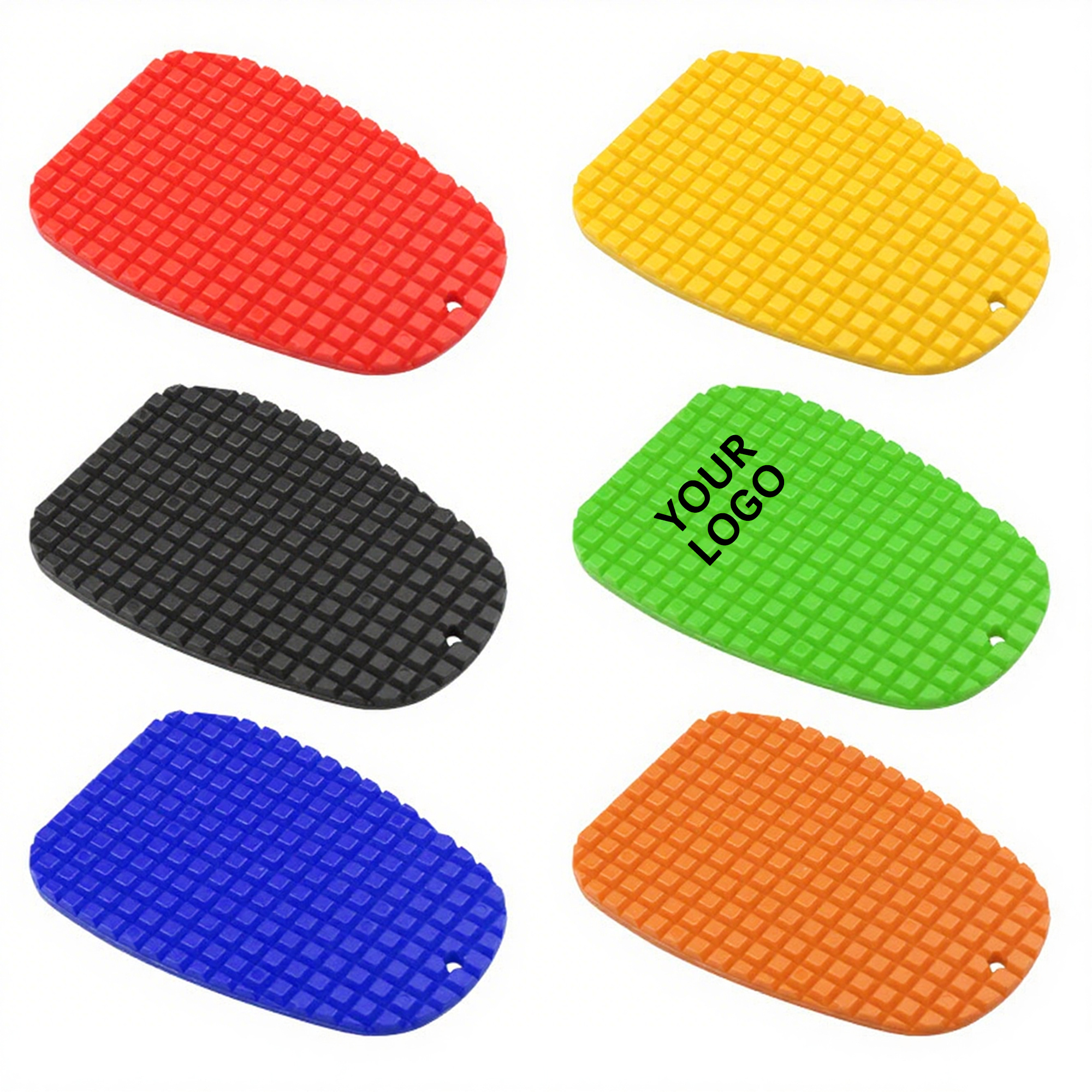 Plastic Kickstand Support Pad Anti Sink Base 2.4" x 3.3" x 0.2" 2