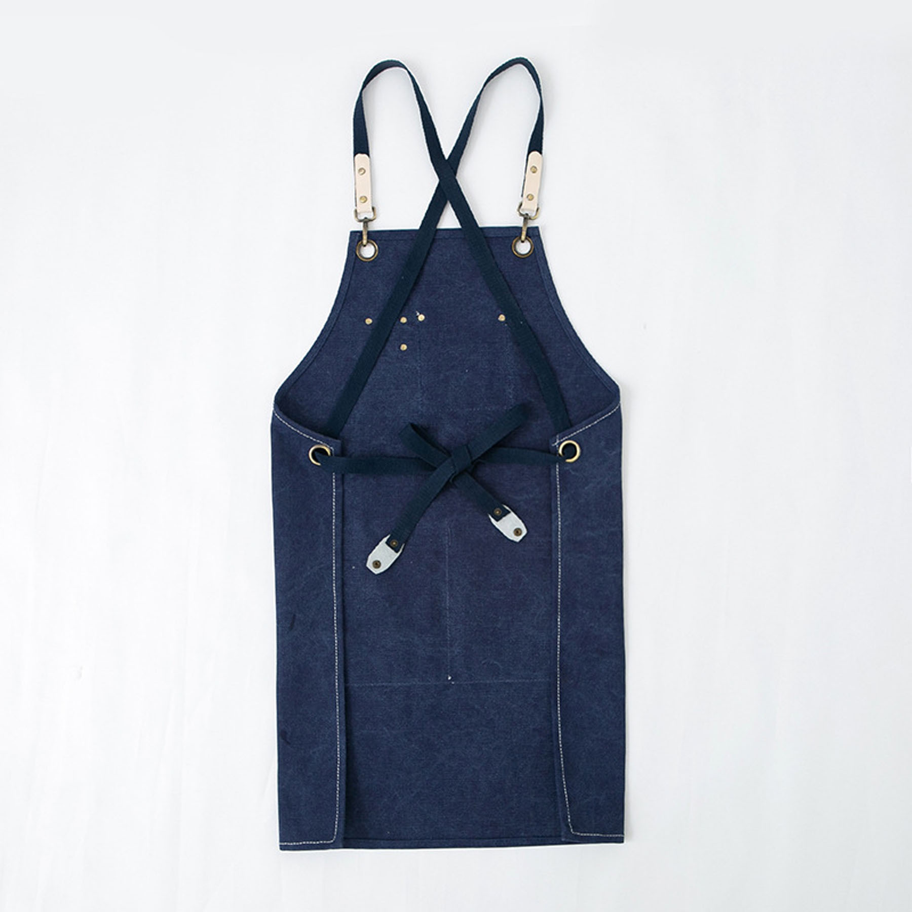 Adjustable Denim Work Apron with Bib 4