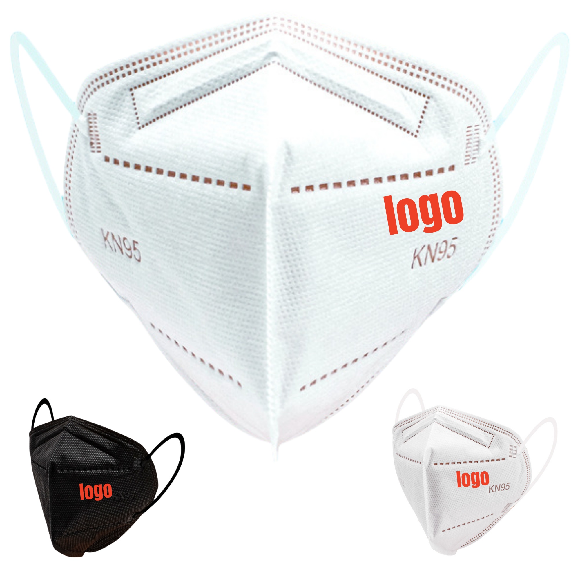 Custom KN95 Masks-5-Layer,UV-Resistant & 1000 MOQ 1