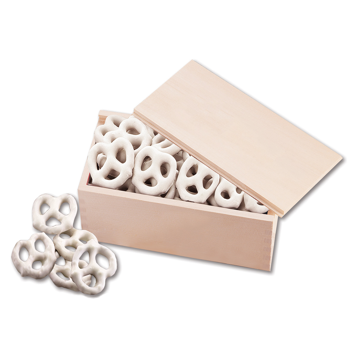 Frosted Pretzels in Wooden Collector's Box 2