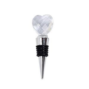 Charming Diamond Heart Shaped Wine Cork Bottle Stopper 6