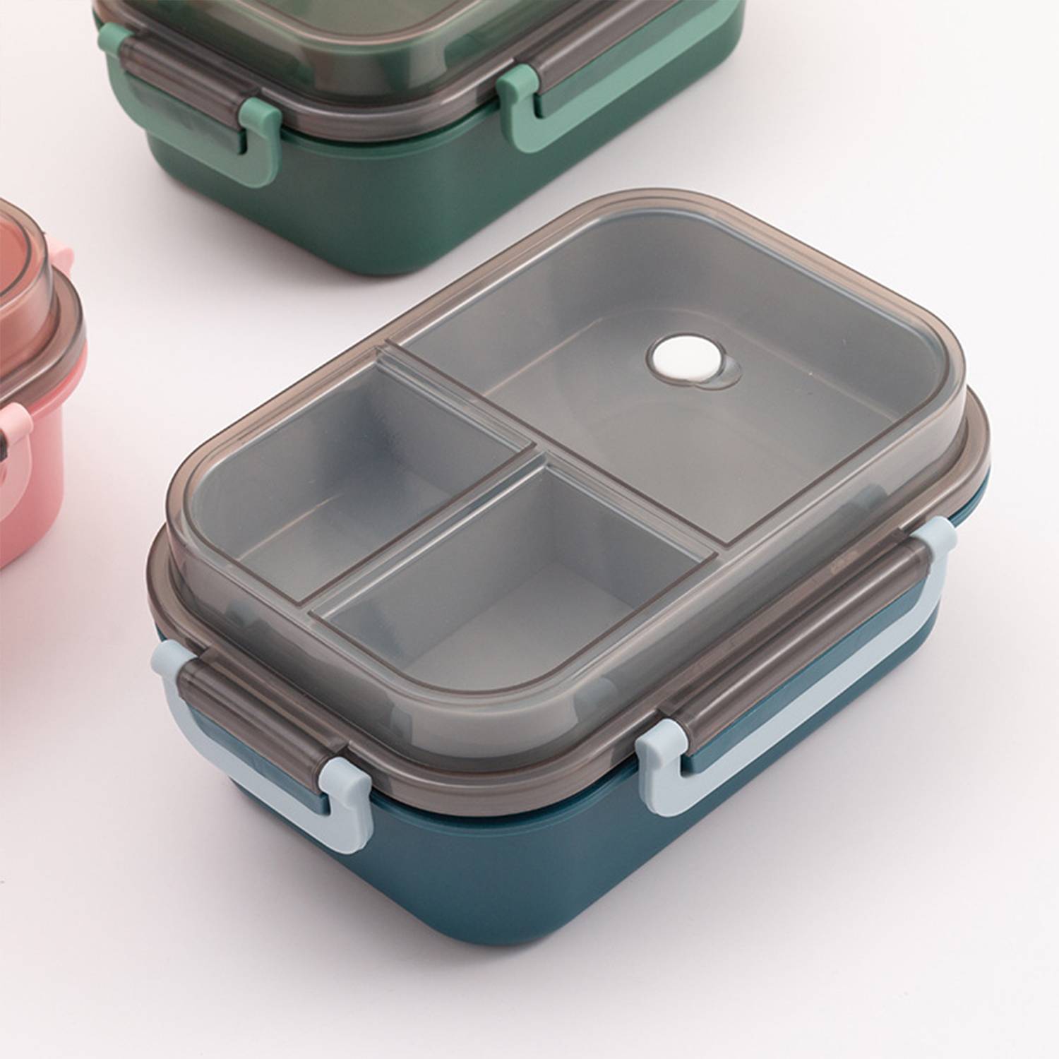 Minimalist Plastic Double-Layer Lunch Box 5