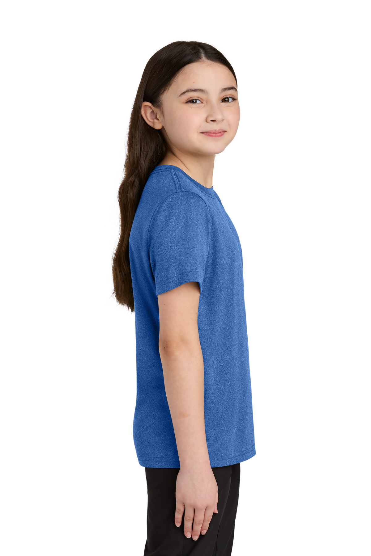 Port & Co Youth Heather Performance Tee PC390Y 34