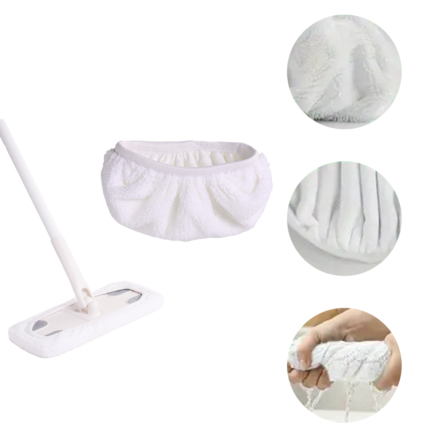 Washable Microfiber Mop Pads 6