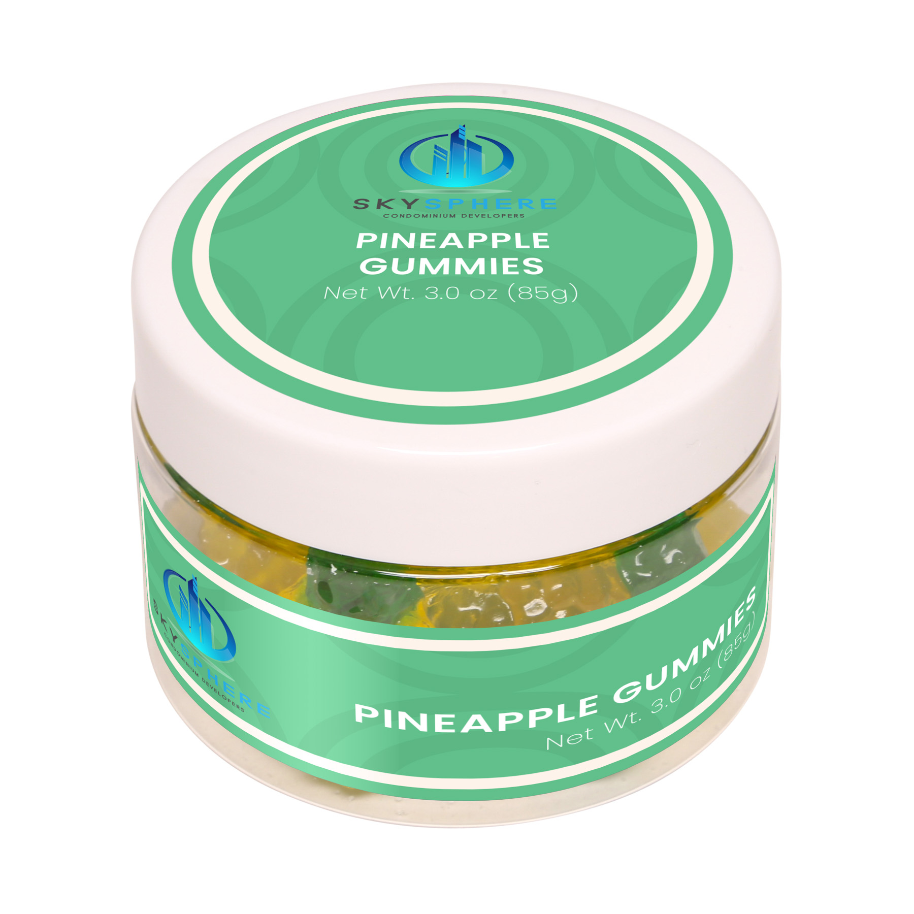 Pineapple Gummies: Small Jar 1