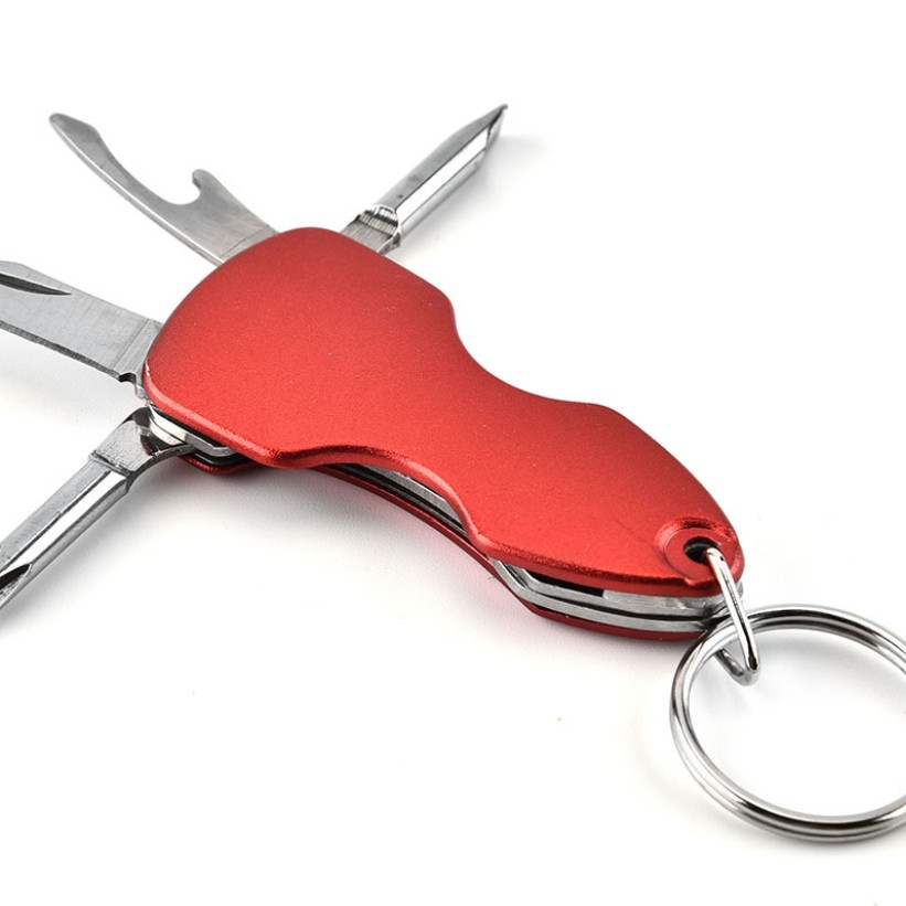 Stainless Steel Key Chain Pocket Multi-Tool 6
