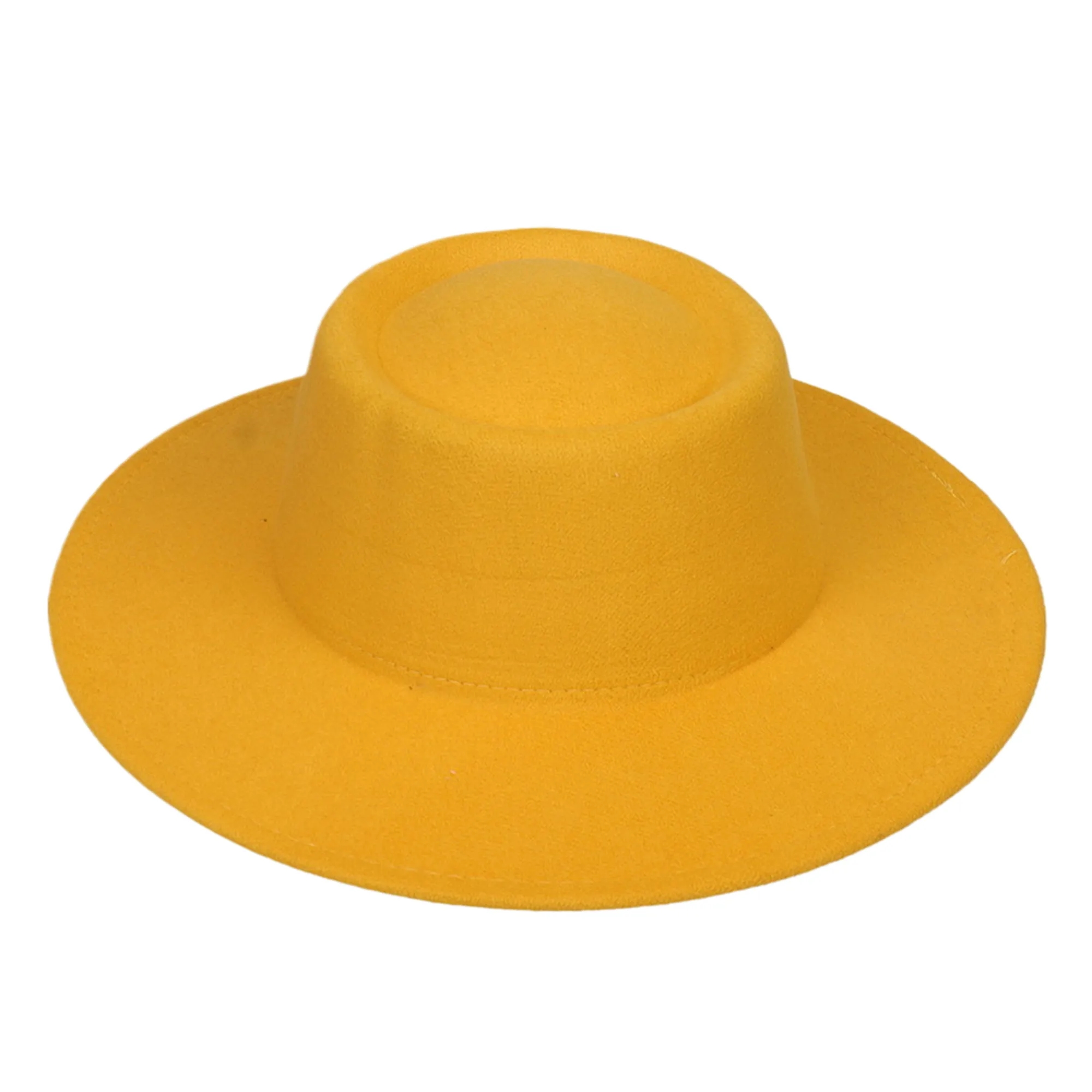 MOQ50 Wide Brim Vintage Fedora Hat 19