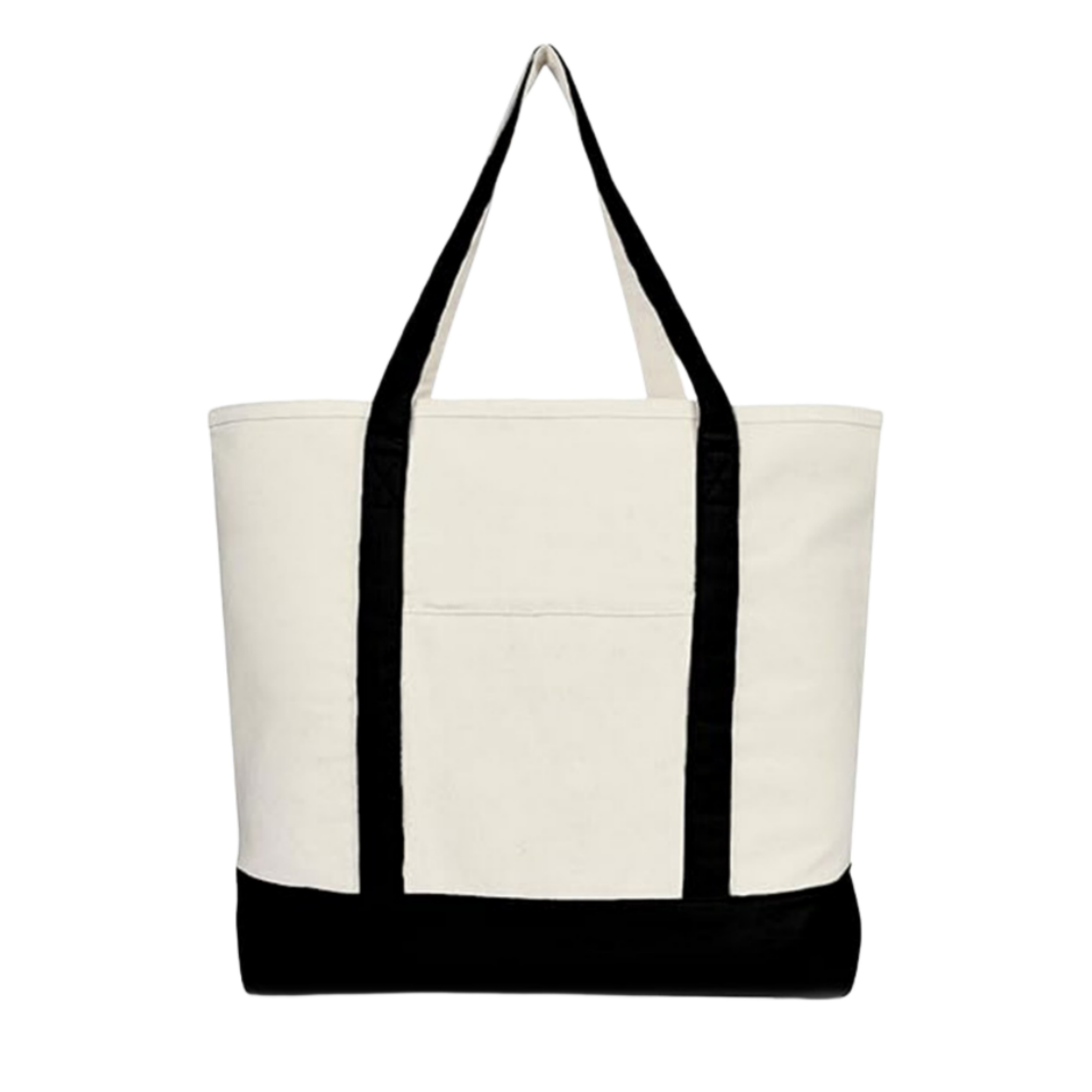 Reusable Canvas Tote Bag with Front Pocket 9
