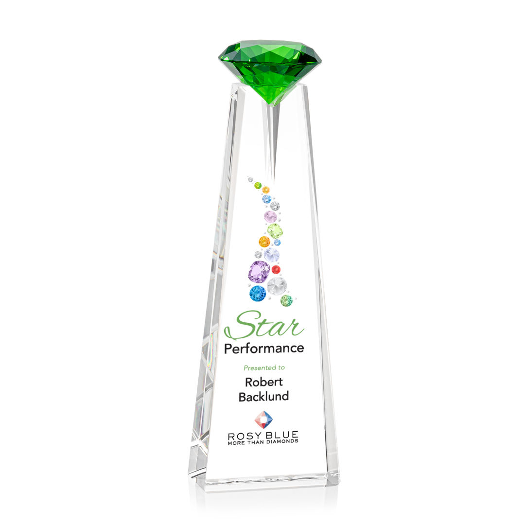 Alicia Gemstone VividPrint™ Award - Optical/Emerald 3