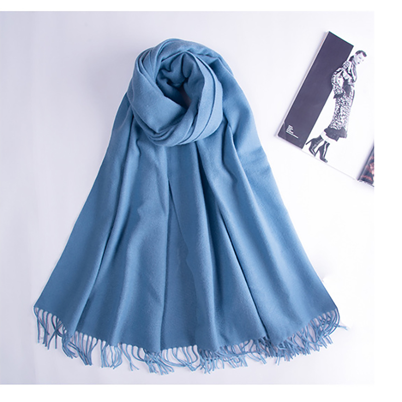 Winter Scarf Cashmere Feel Pashmina Shawl Wraps Soft 5