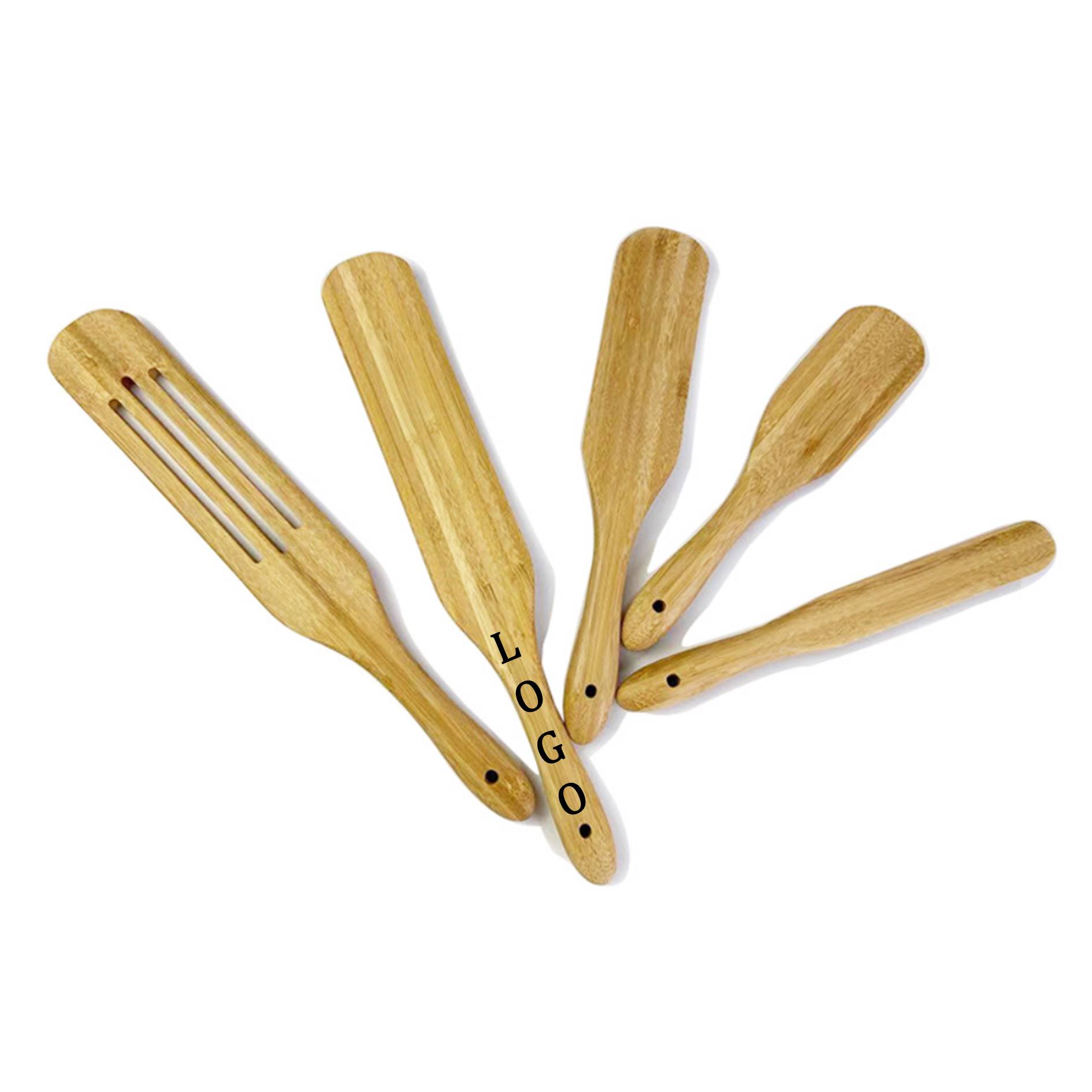 5-Piece Bamboo Spurtle Set 3