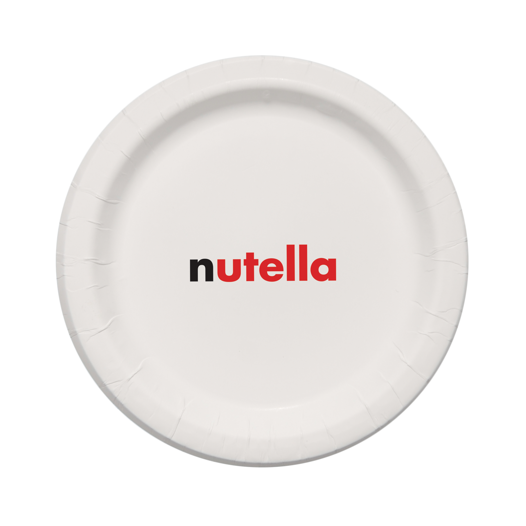 7.000" Plain Medium Weight Coated Paper Plate Round White Tradition Print 6