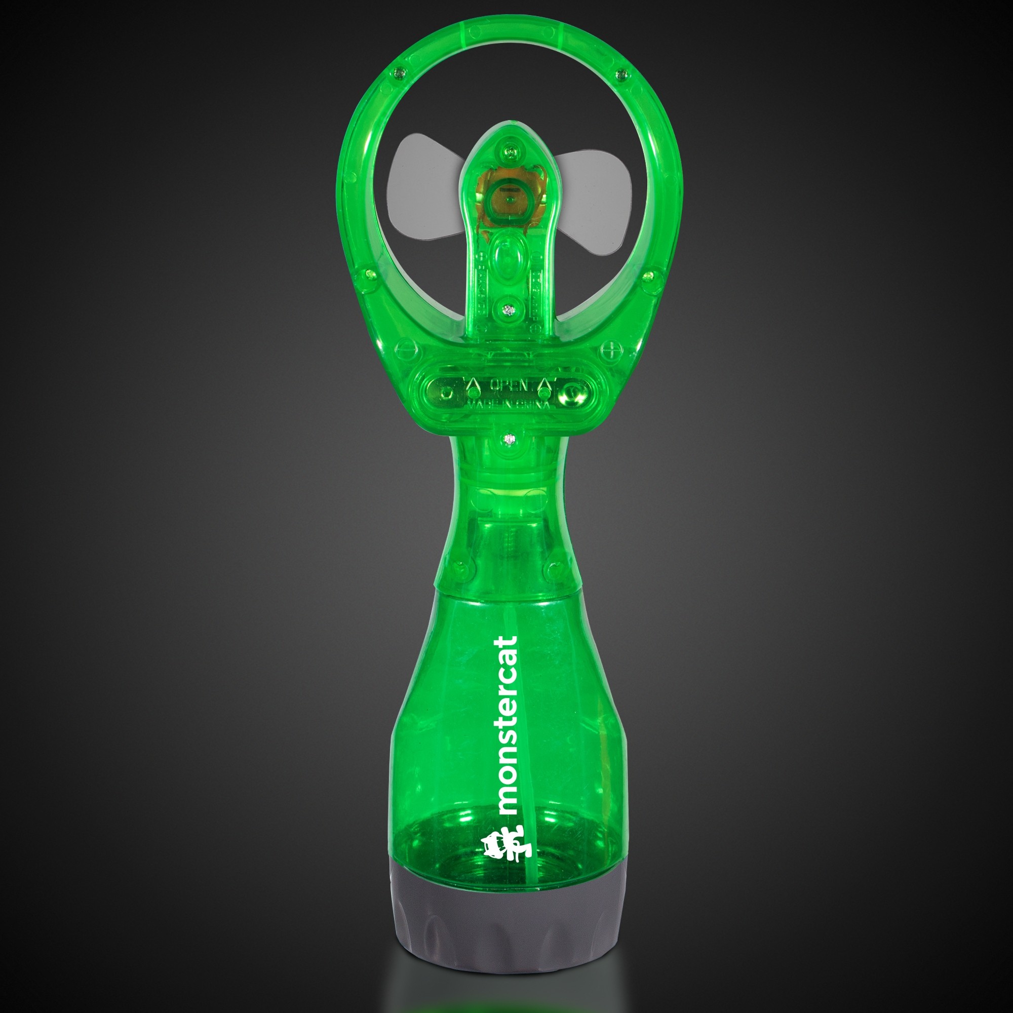Green Water Spray Fan 3