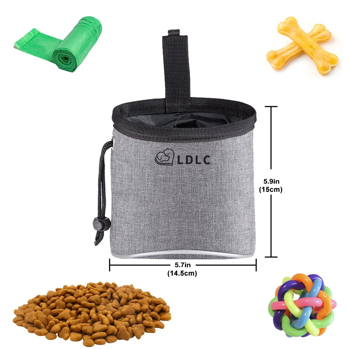 Pet Treat Bags With Adjustable Waistband 4