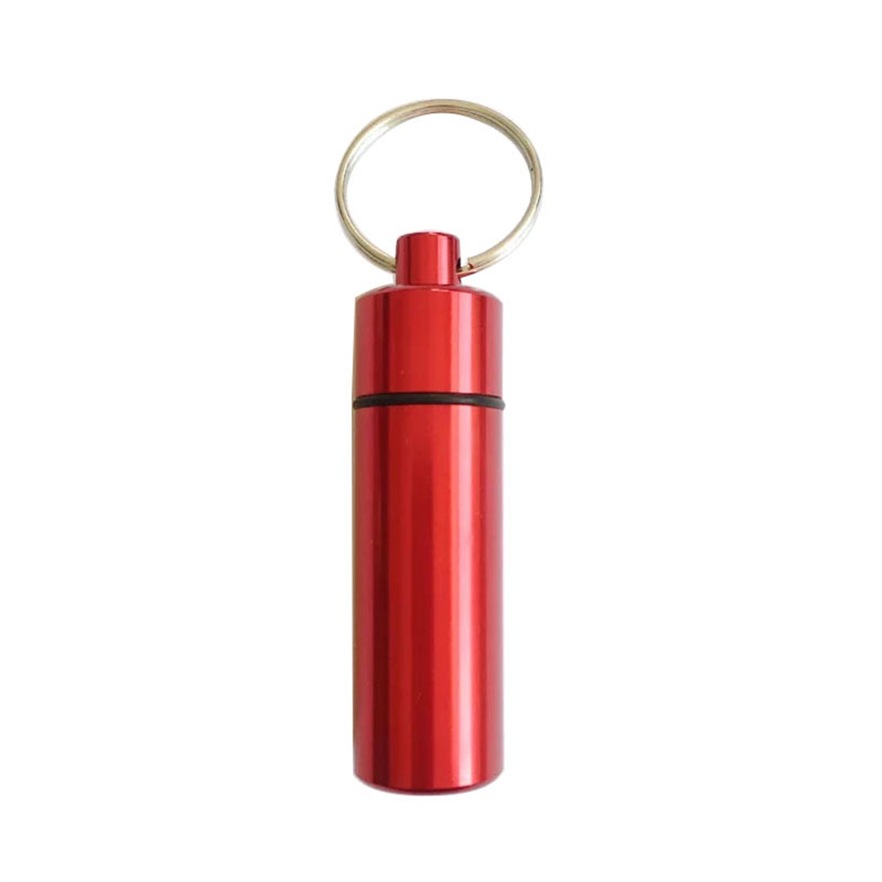 Waterproof Aluminum Pill Case w/Keychain 9