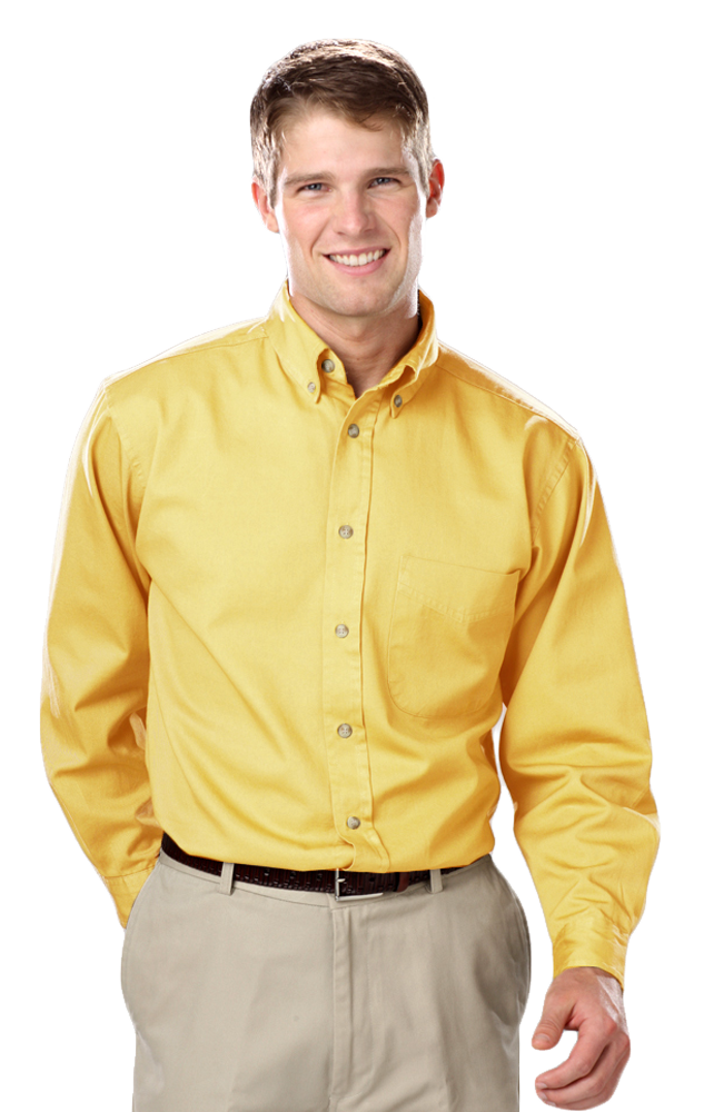 Men's L/S 100% cotton twill Shirt 38