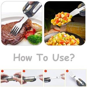 Lighter With Spoon Fork And LED Lamp 9