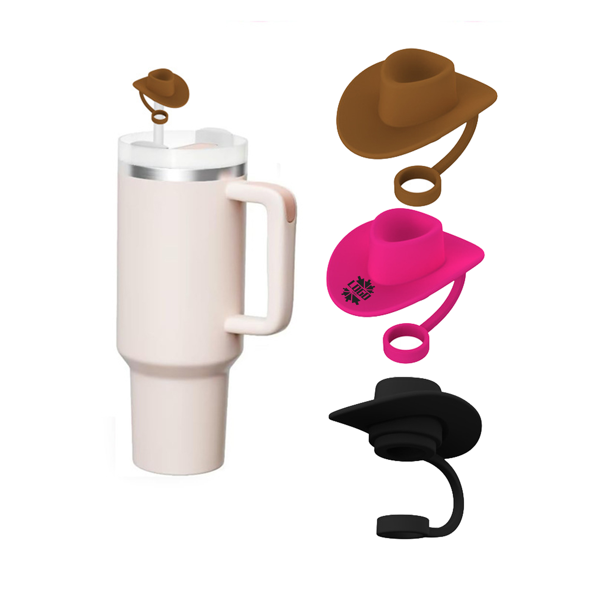 Cowboy Hat Drink Straw Topper 2