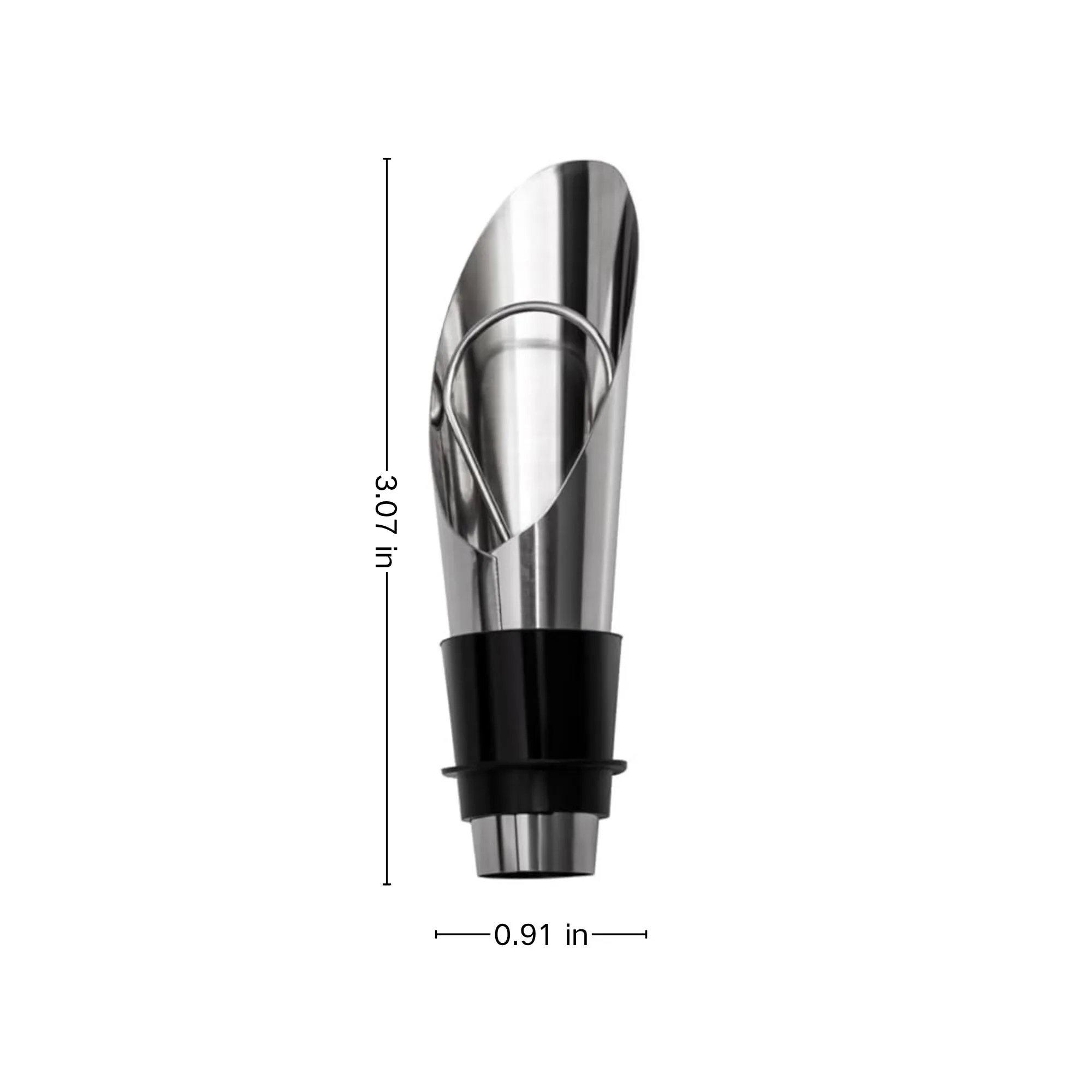 Stainless Steel Red Wine Preservation Wine-Stopper Pourer 5