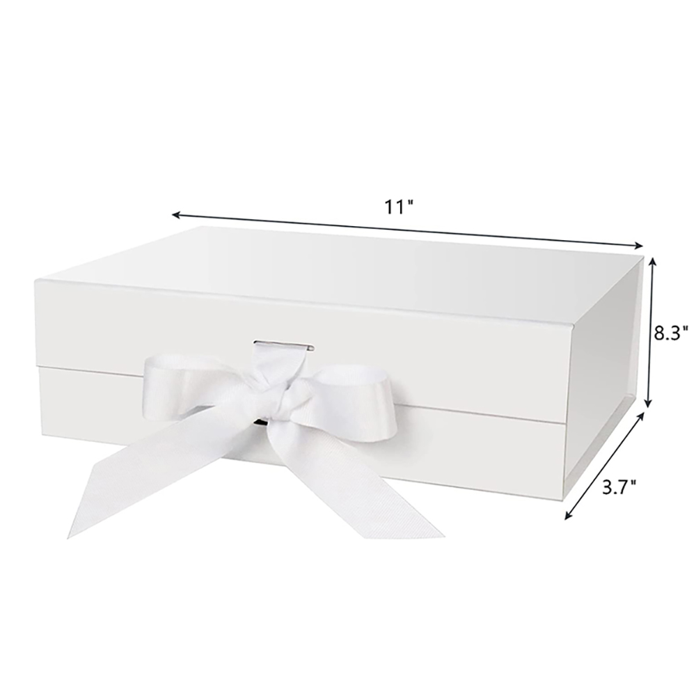 Elegant Matte Black Customizable Gift Box 5