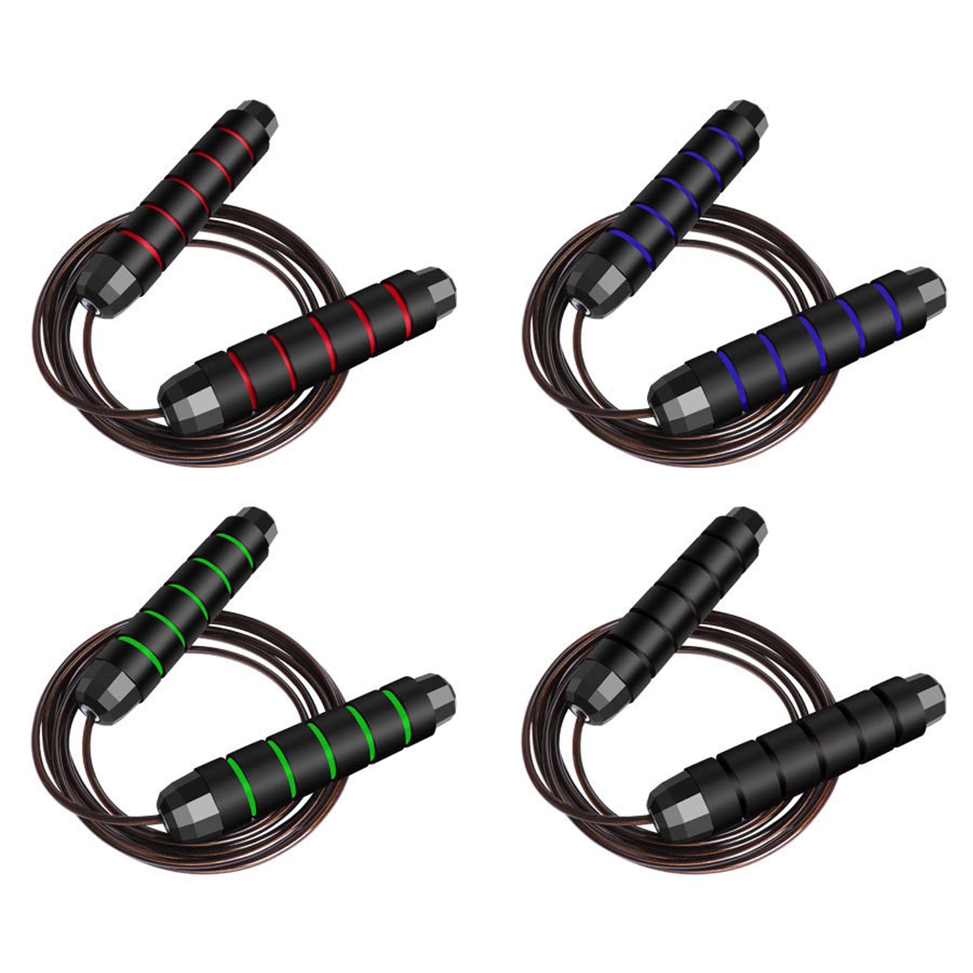 Adjustable Steel Jump Rope with Foam Handles 2