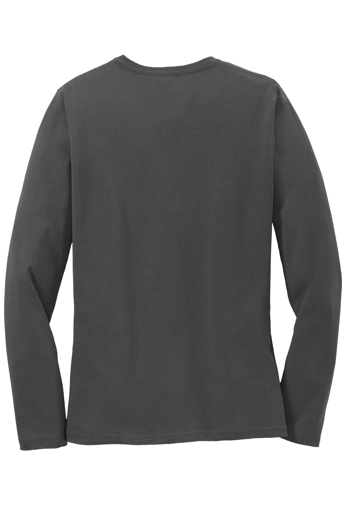 Port & Co Women's Long Sleeve Core Cotton Tee. LPC54LS 128